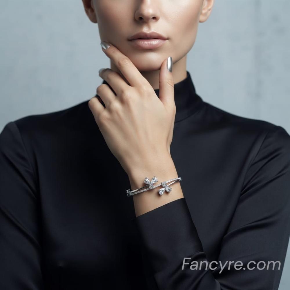 The Malani Whitegold A.D Bracelet