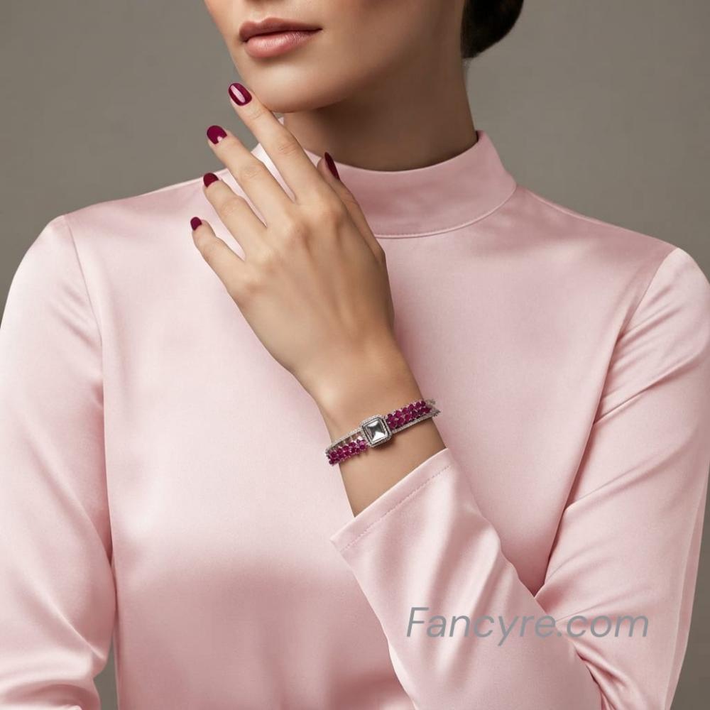 The Halyna Whitegold A.D Bracelet