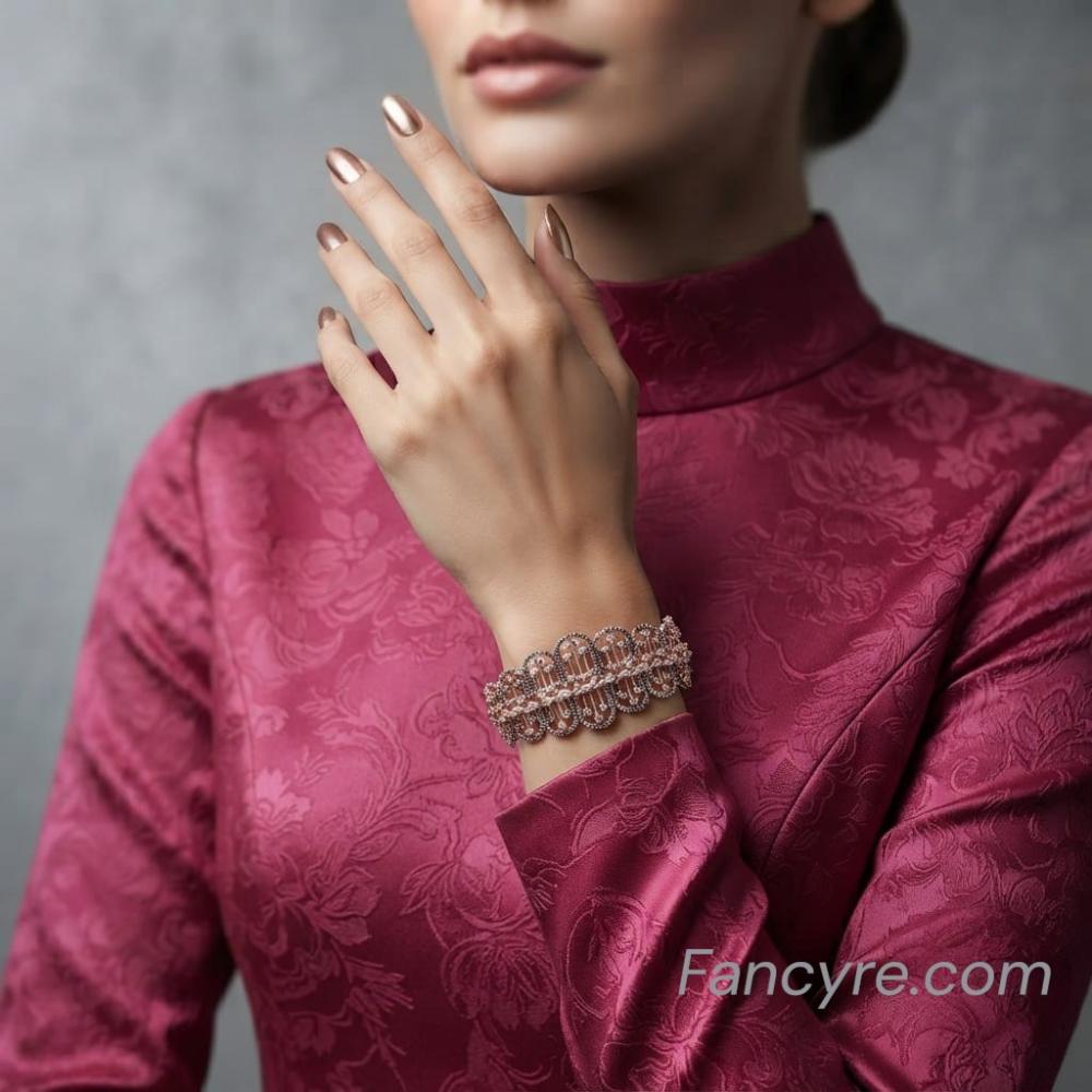 The Oleen Rosegold A.D Bracelet