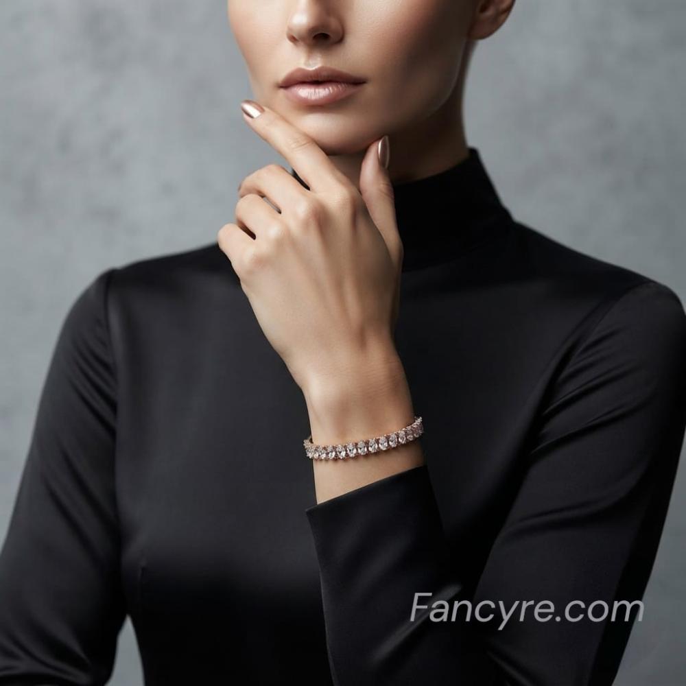 The Gina Rosegold A.D Bracelet