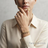 The Maryam Yellowgold A.D Bracelet