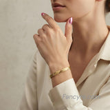 The Nolan Yellowgold A.D Bracelet