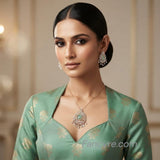 The Mable Rosegold A.D Pendant Earring