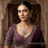 The Miles Whitegold A.D Pendant Earring