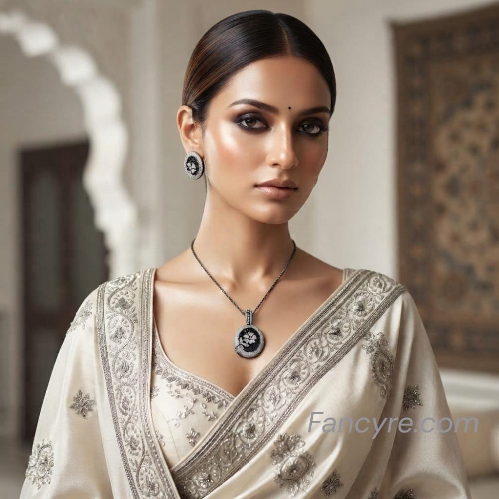 The Mariana Blackgold A.D Pendant Earring