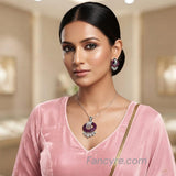 The Ozias Blackgold A.D Pendant Earring