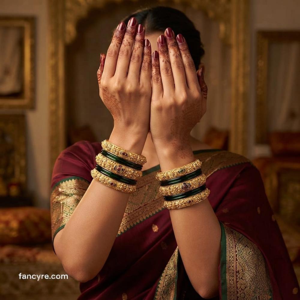 The Rambha Antique Goldforming Bangle