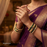 The Tanmayi Antique Goldforming Bangle