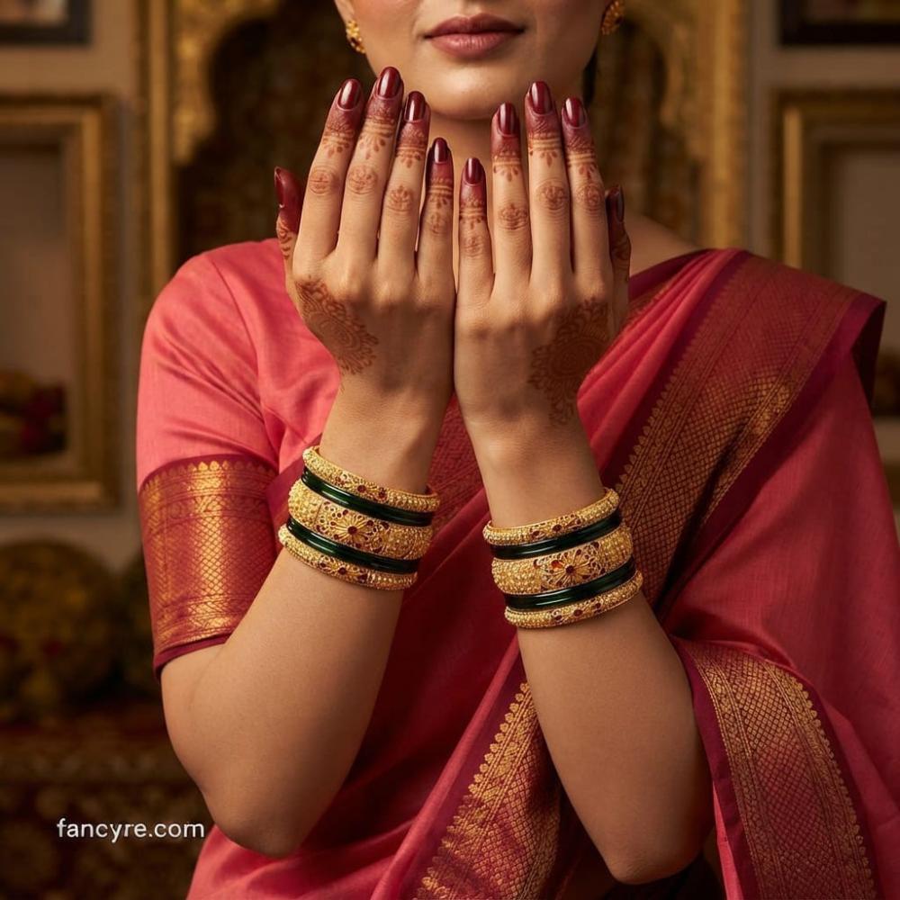 The Unnati Antique Goldforming Bangle