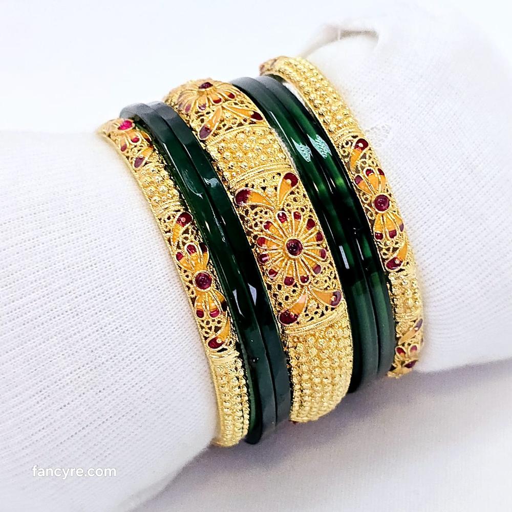 The Unnati Antique Goldforming Bangle