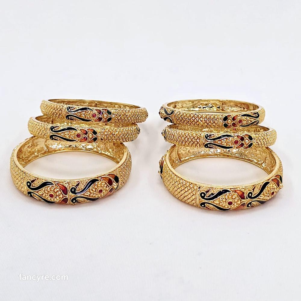 The Malika Antique Goldforming Bangle