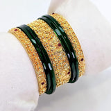 The Udita Antique Goldforming Bangle