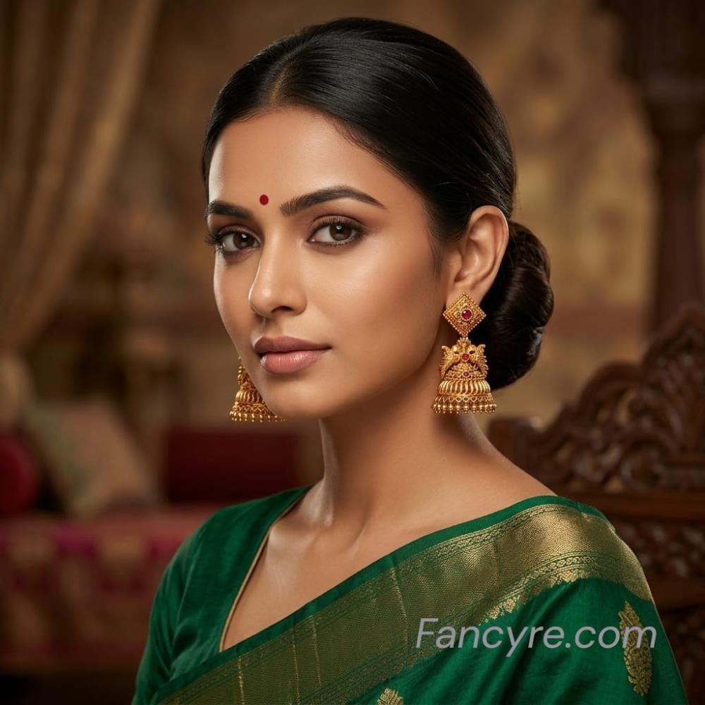 The Hetavi Antique Goldforming Earring