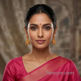 The Hridya Antique Goldforming Earring