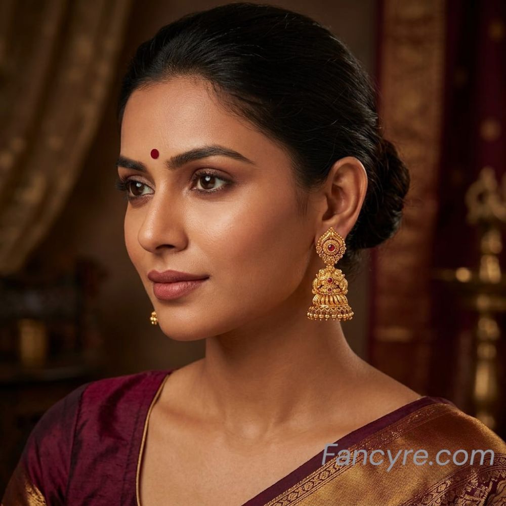 The Krupali Antique Goldforming Earring