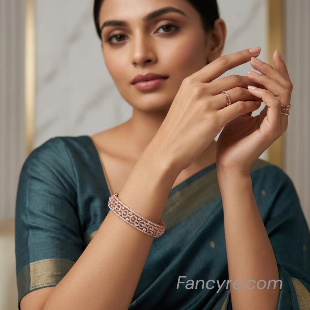 The Vania Rosegold A.D Bangle