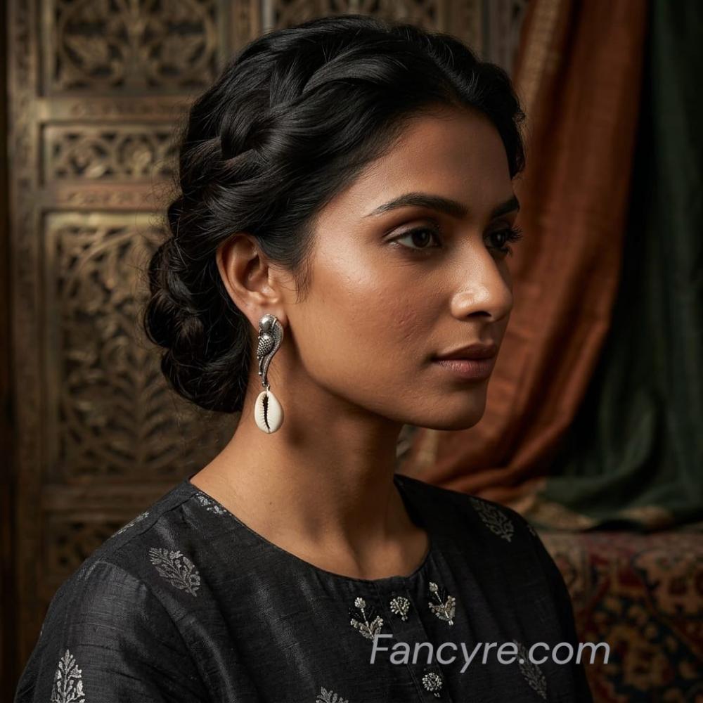 The Berly Oxidized Earring