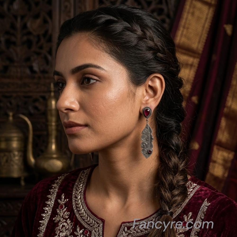 The Becca Oxidized Earring