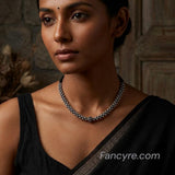 The Zafira Oxidized Necklace