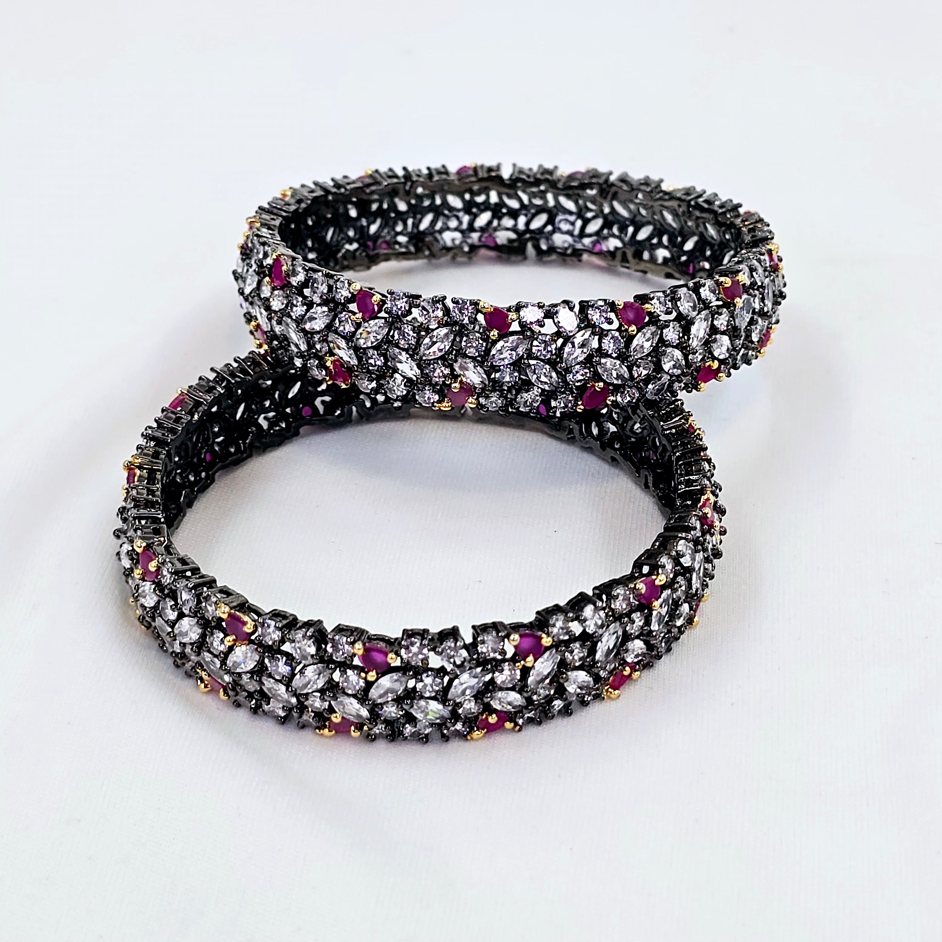 The Gemma Blackgold A.D Bangle
