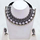 The Peyton Oxidized Necklace