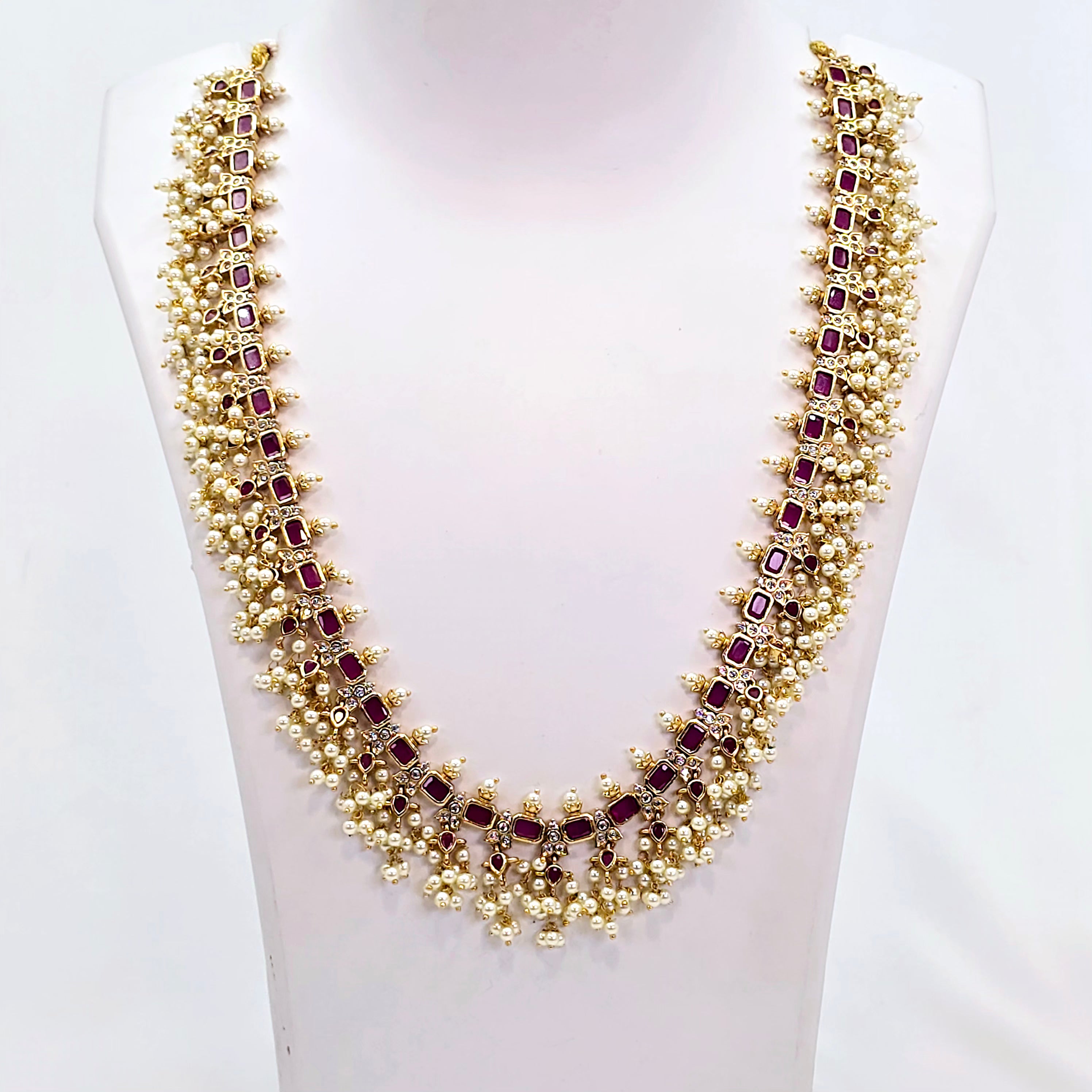 The Ruby Kempu Long Necklace