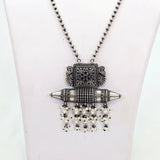 The Sage Oxidized Long Necklace