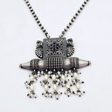 The Sage Oxidized Long Necklace