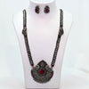 The Alina Oxidized Long Necklace