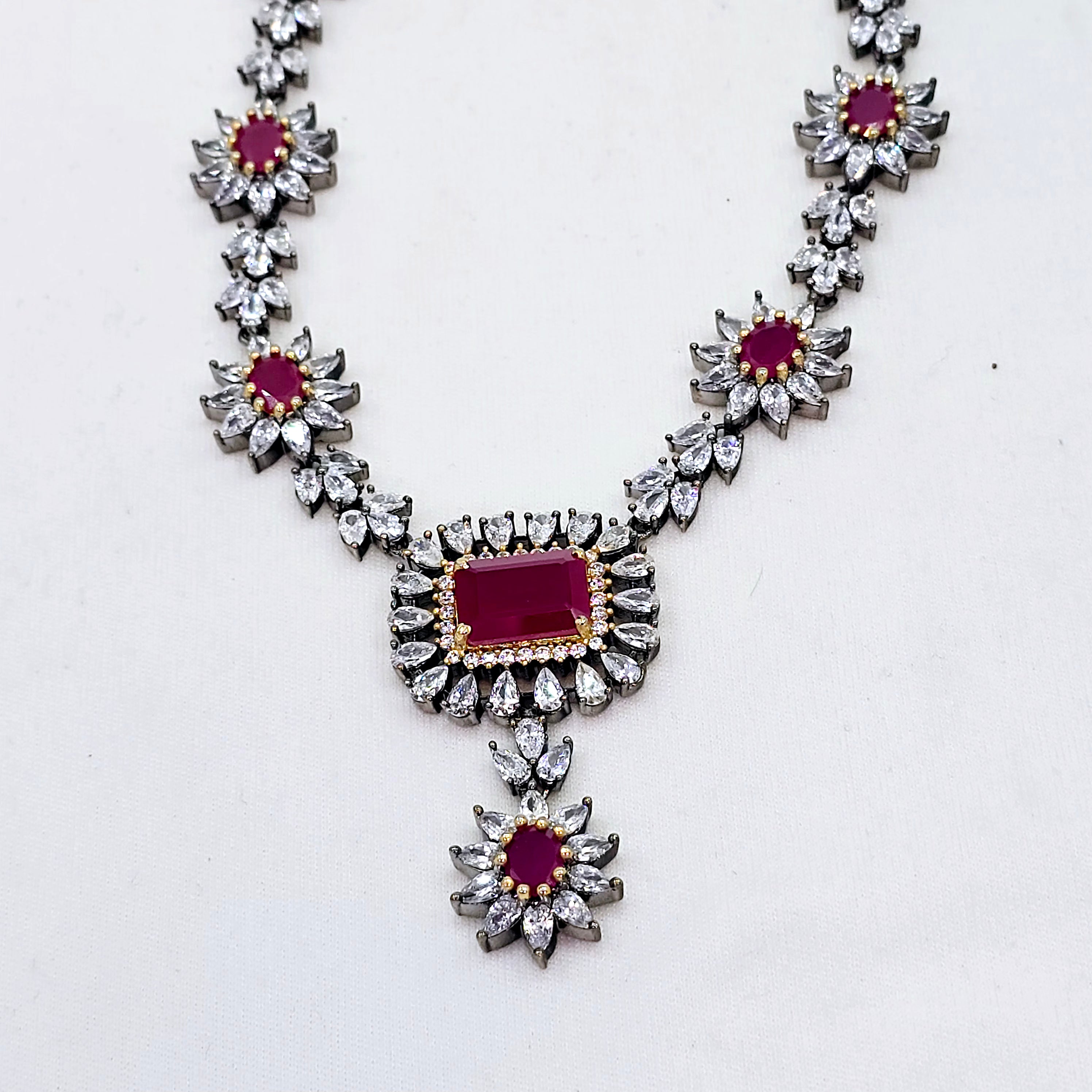 The Nyla Blackgold A.D Necklace