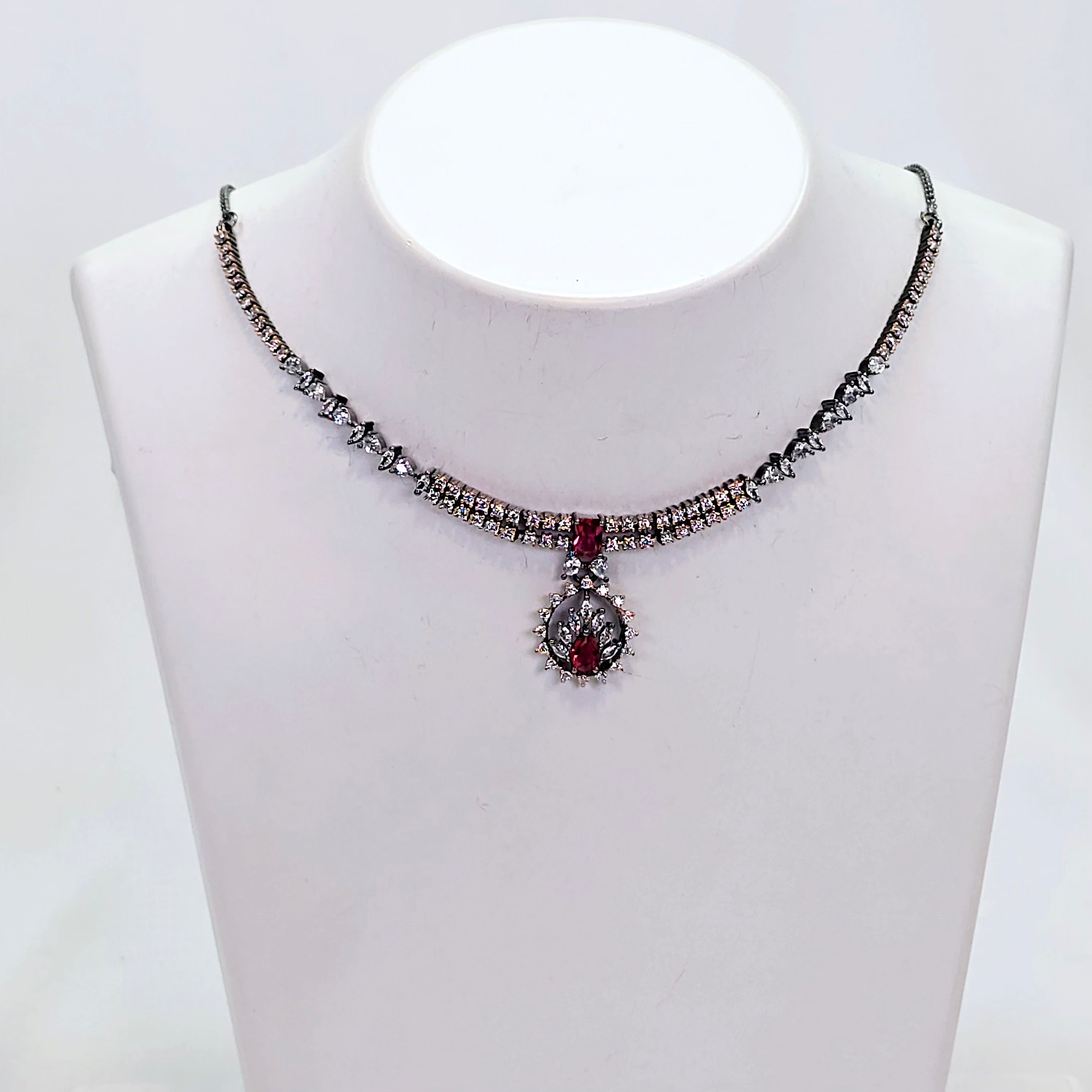 The Diana Blackgold A.D Necklace