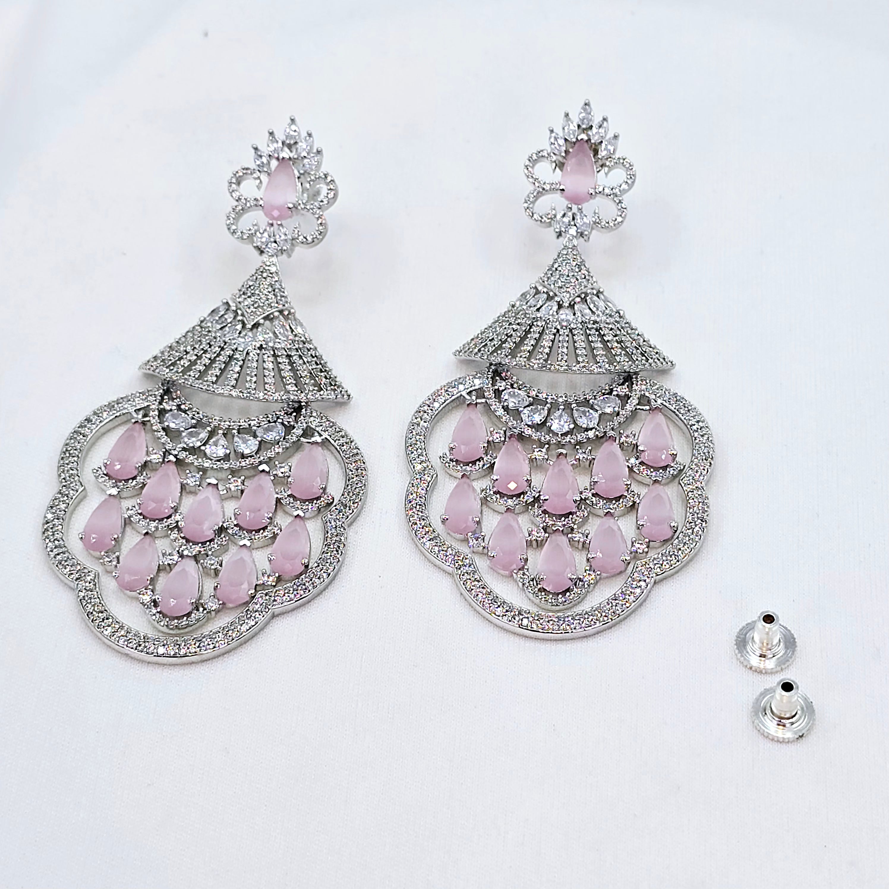 The Brinley Whitegold A.D Earring