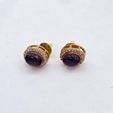 The Teresa Rosegold A.D Pendant Earring Set