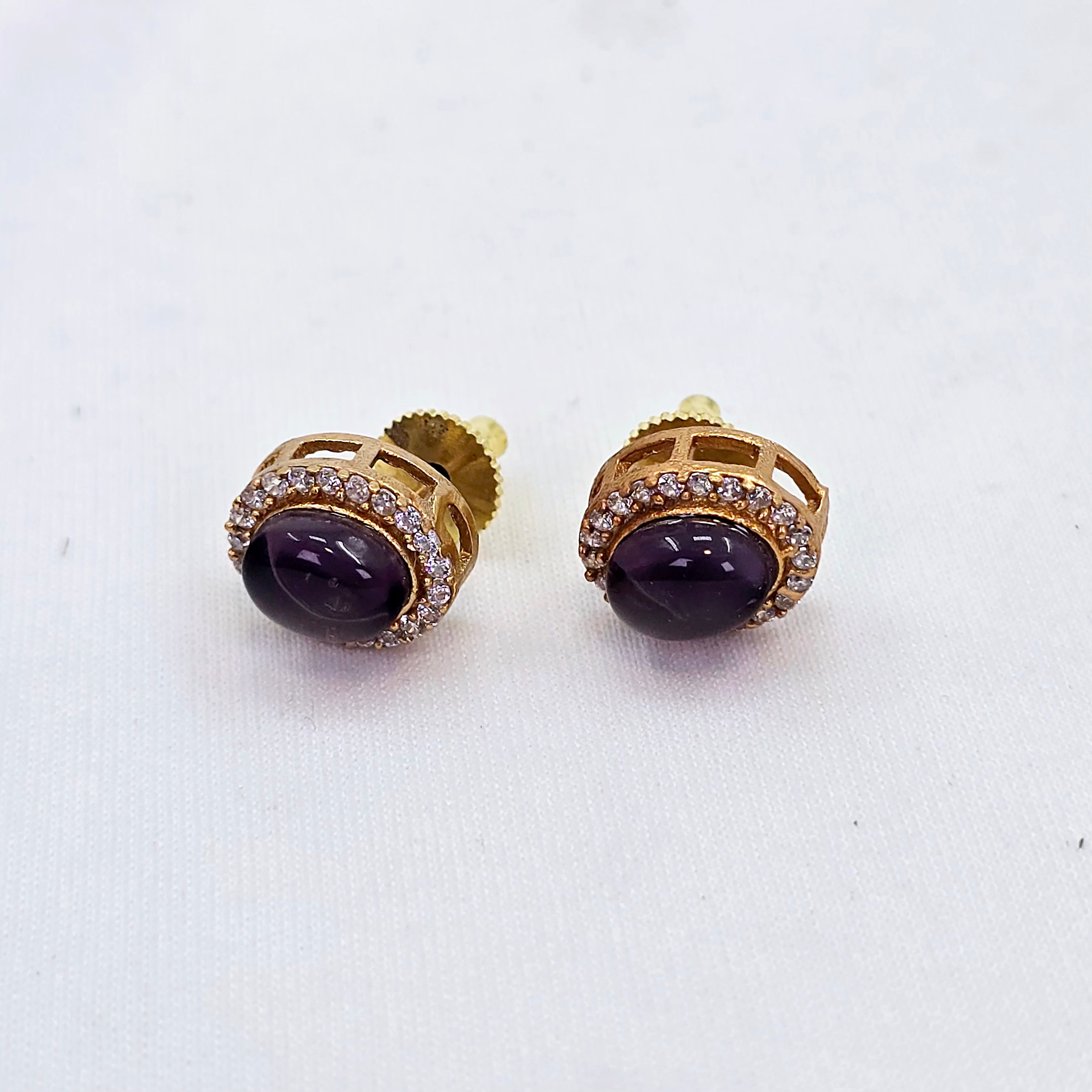 The Teresa Rosegold A.D Pendant Earring Set