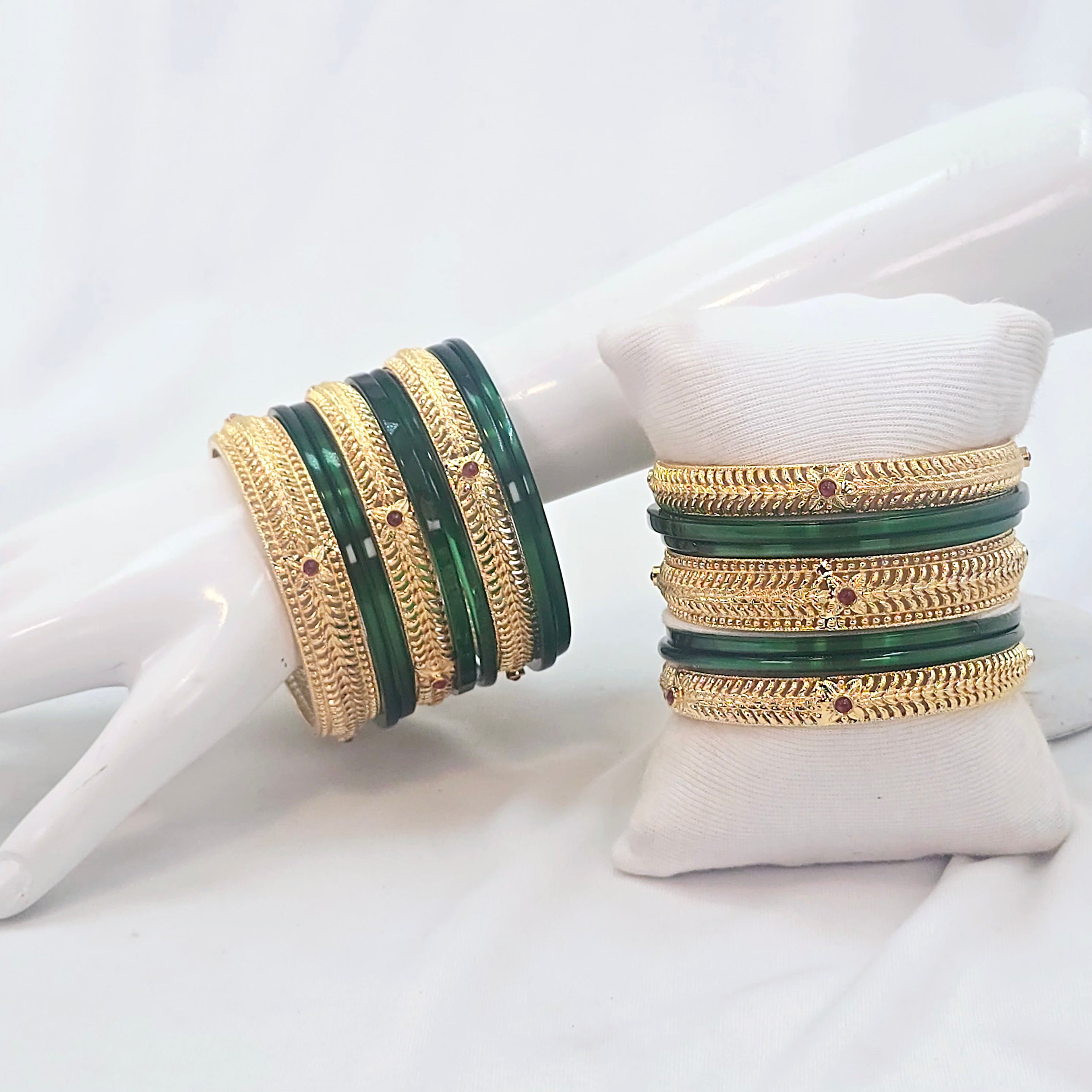 The Shambhavi Antique Goldforming Bangle