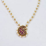 The Evara Kempu Necklace