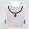 The Michiko Blackgold A.D Necklace