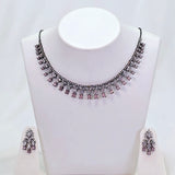 The Wisteria Blackgold A.D Necklace