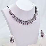 The Wisteria Blackgold A.D Necklace