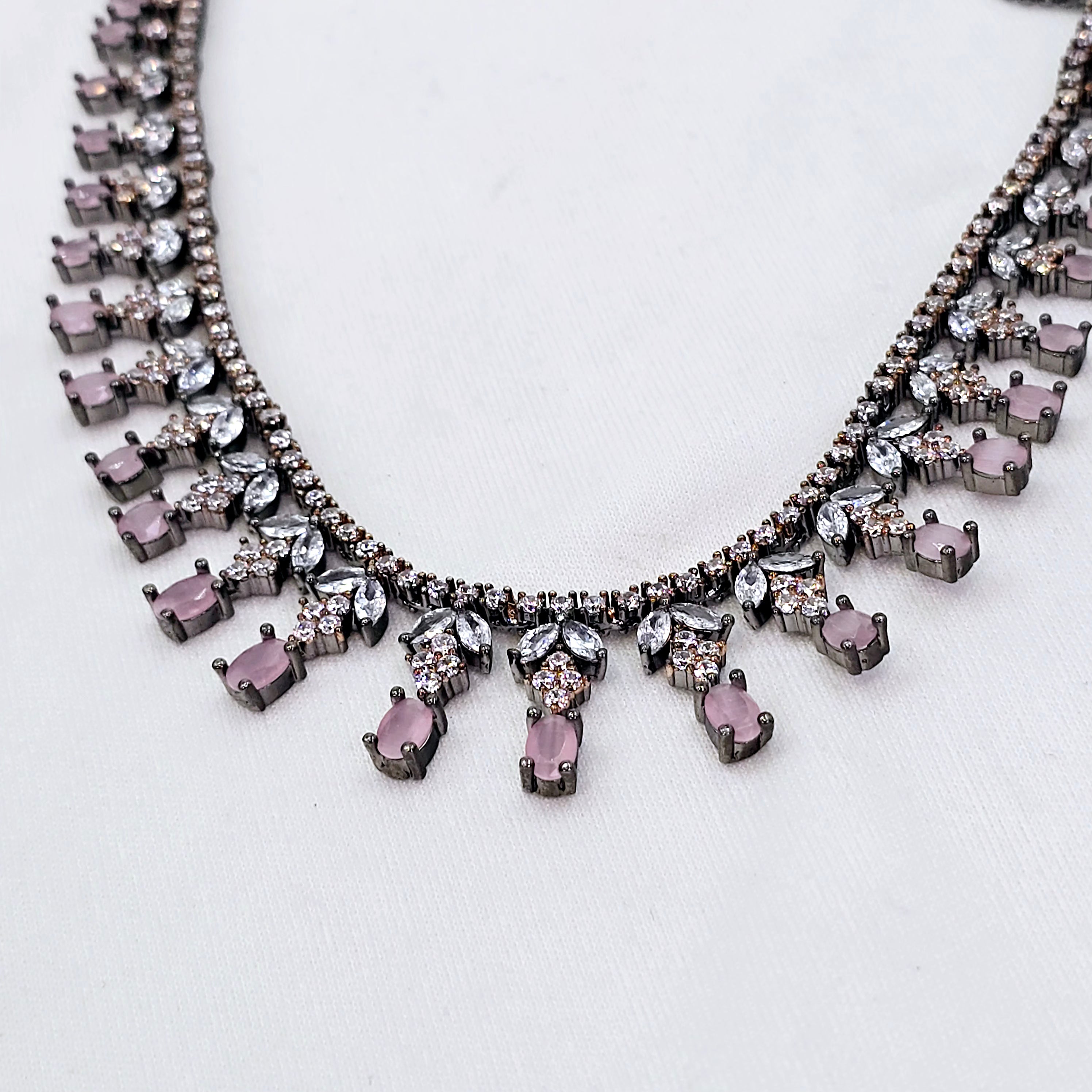 The Wisteria Blackgold A.D Necklace