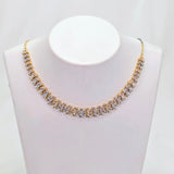 The Eliana Yellowgold A.D Necklace