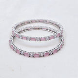 The Bizzy Whitegold A.D Bangle