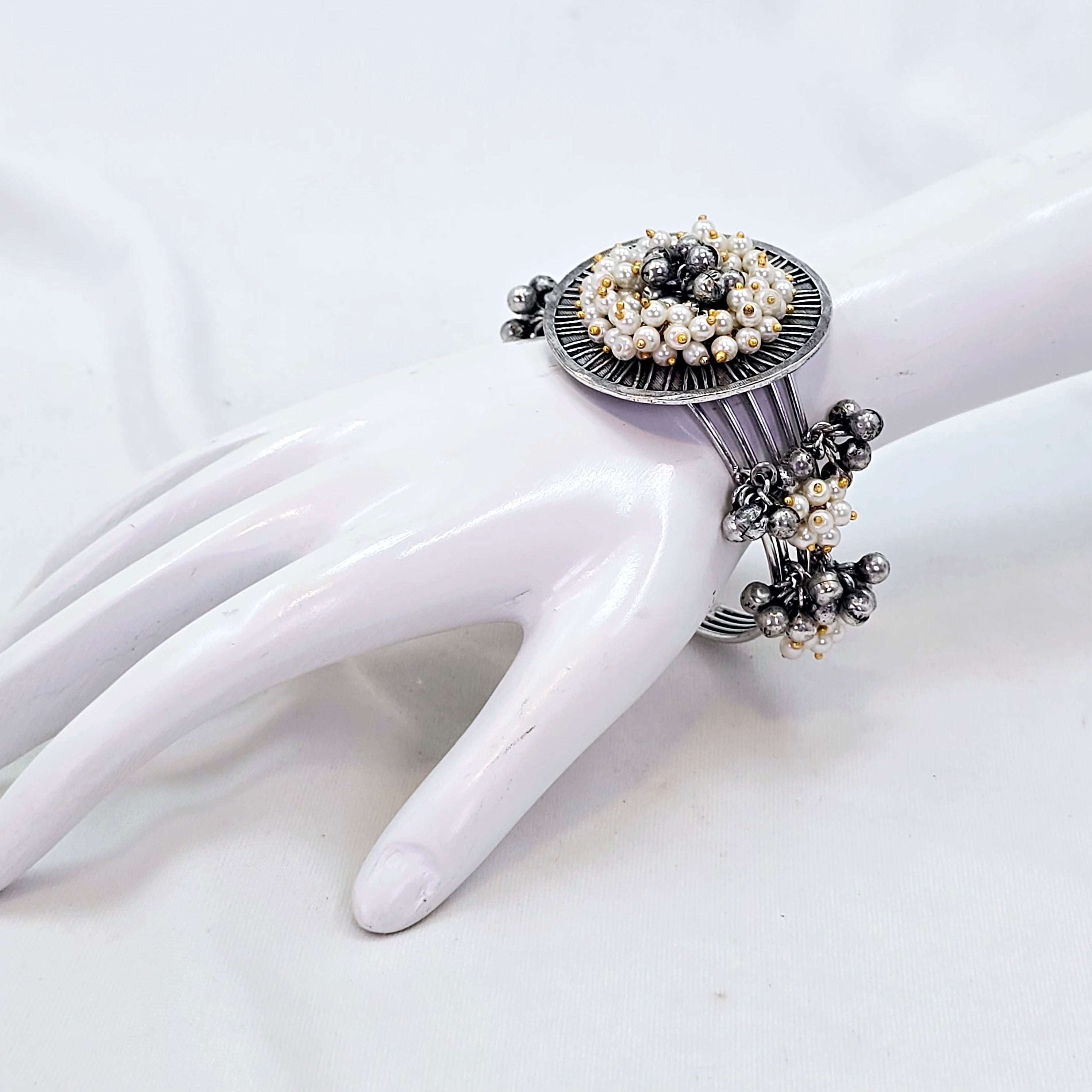 The Pakshi Oxidized Bracelet