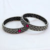 The Pavani Oxidized Bangle