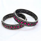 The Maghi Oxidized Bangle