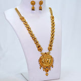 The Pranali Antique Goldforming Long Necklace