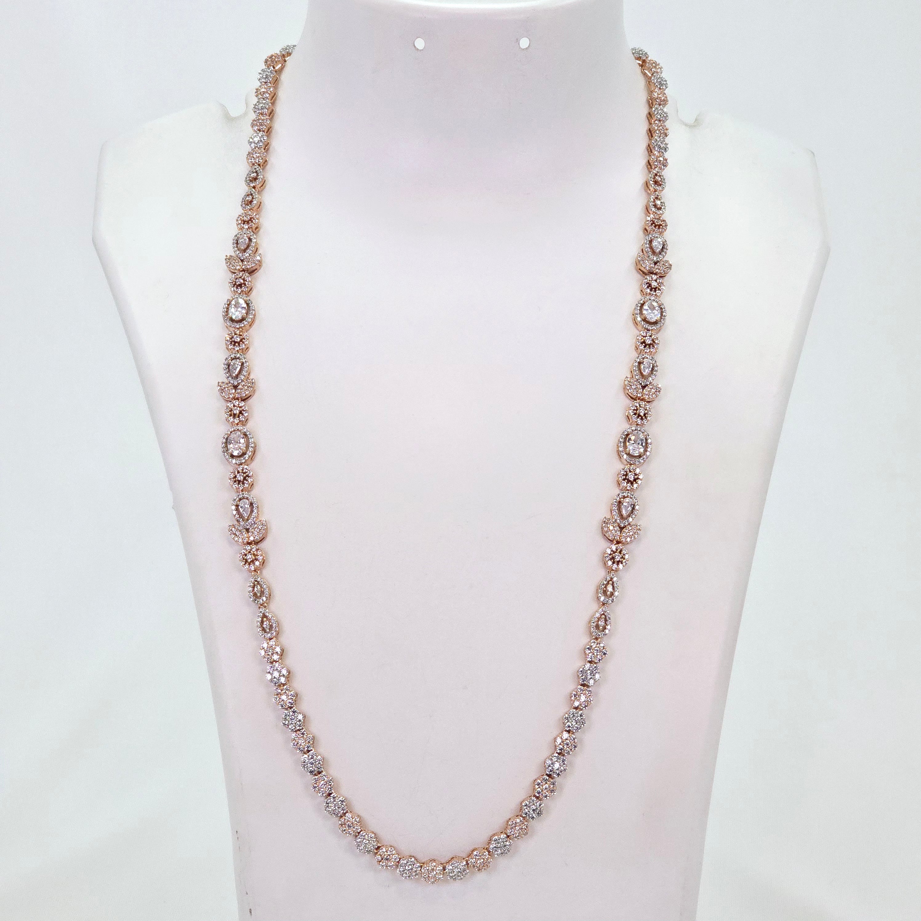 The Flynn Rosegold A.D Necklace