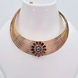The Emery Rosegold A.D Necklace