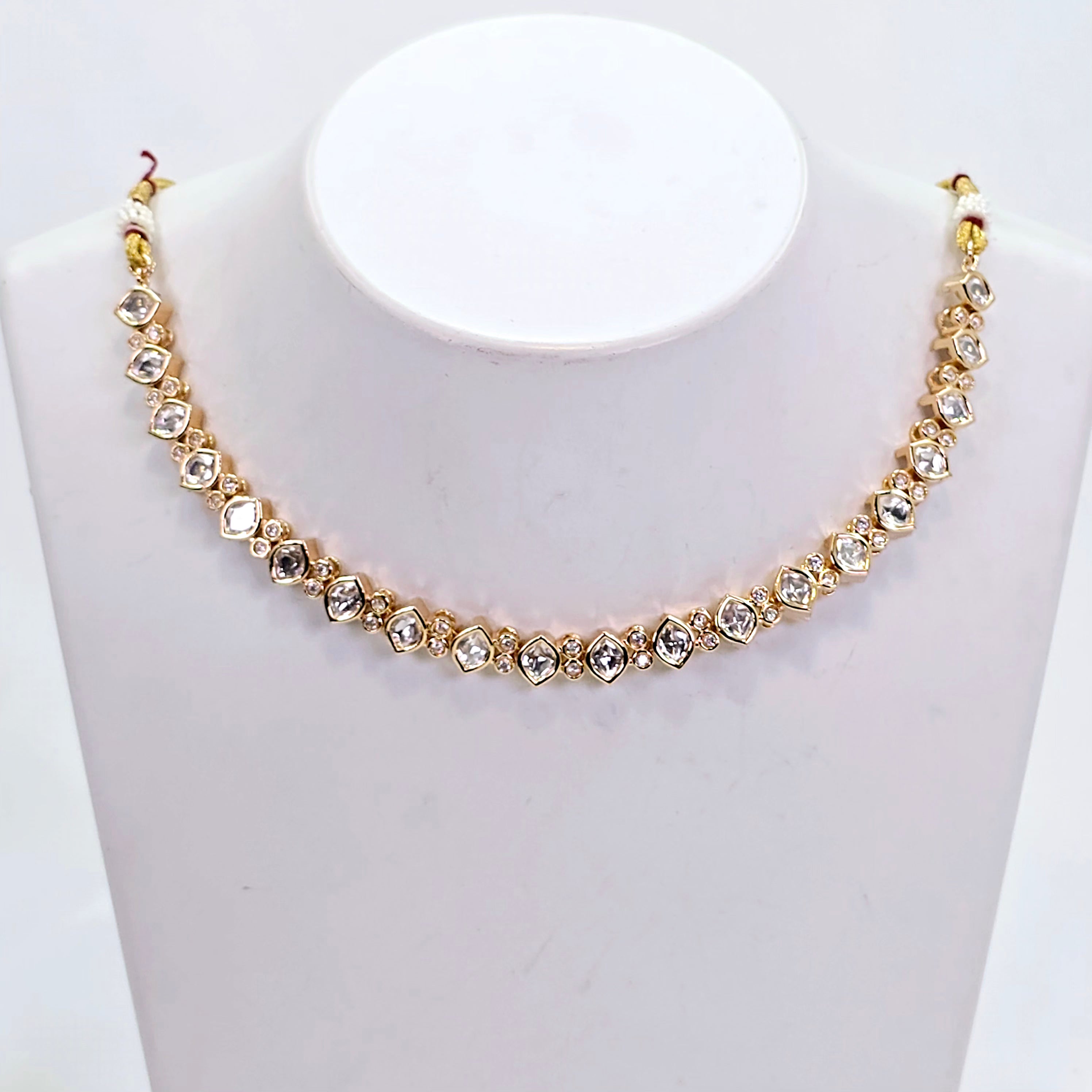The Athena Rosegold A.D Necklace