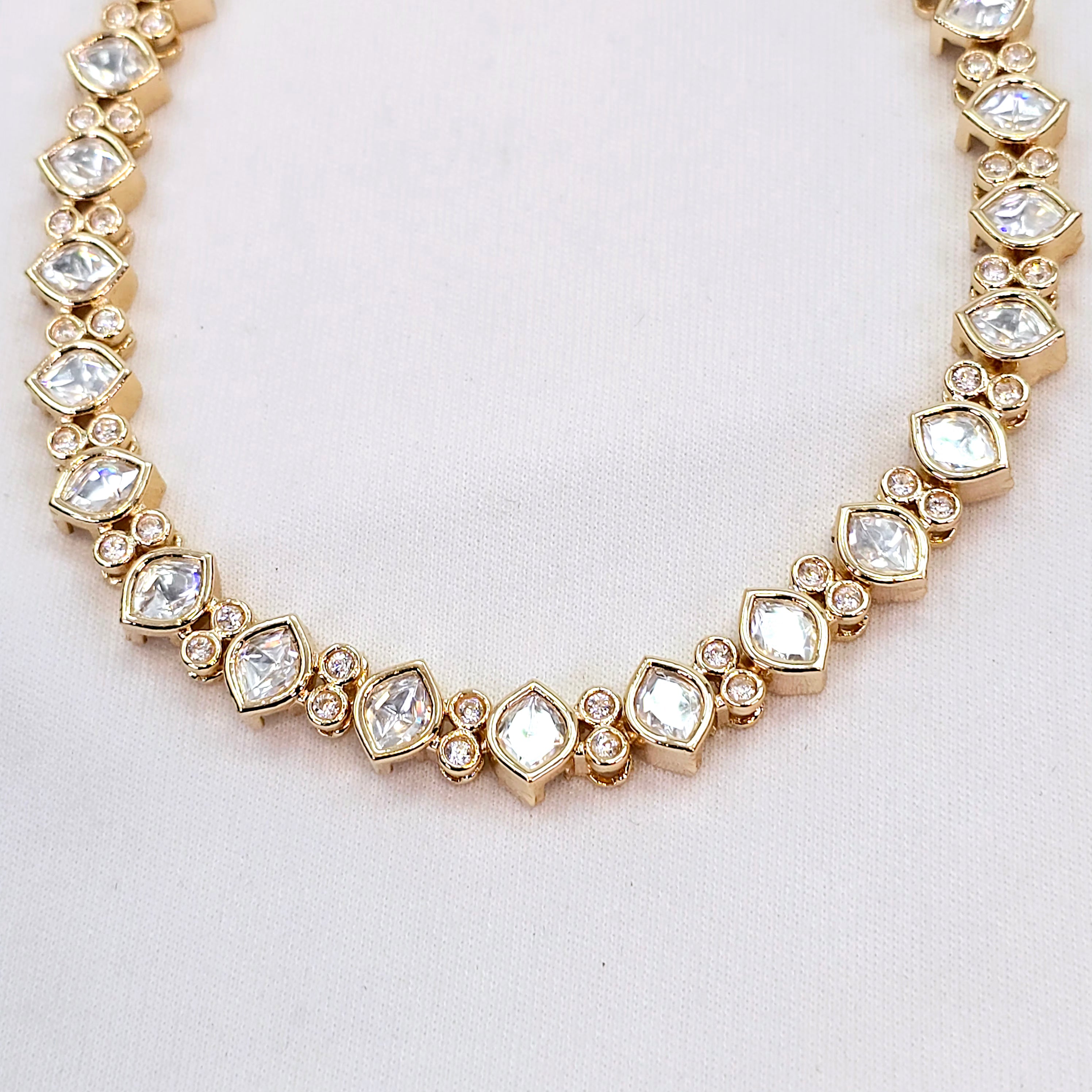 The Athena Rosegold A.D Necklace